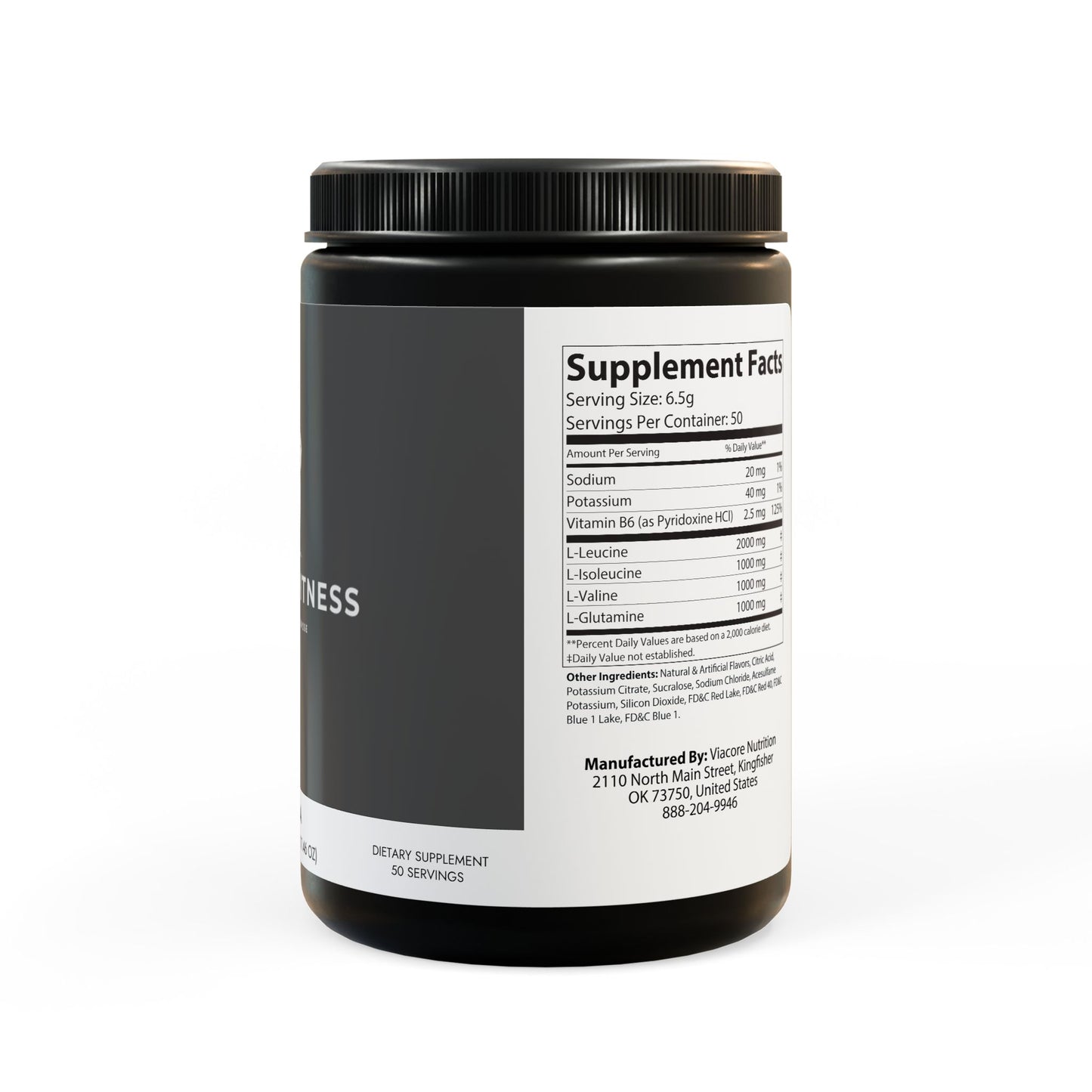 BCAA Supplement, Grape (325g, 11.46oz, 50 servings)