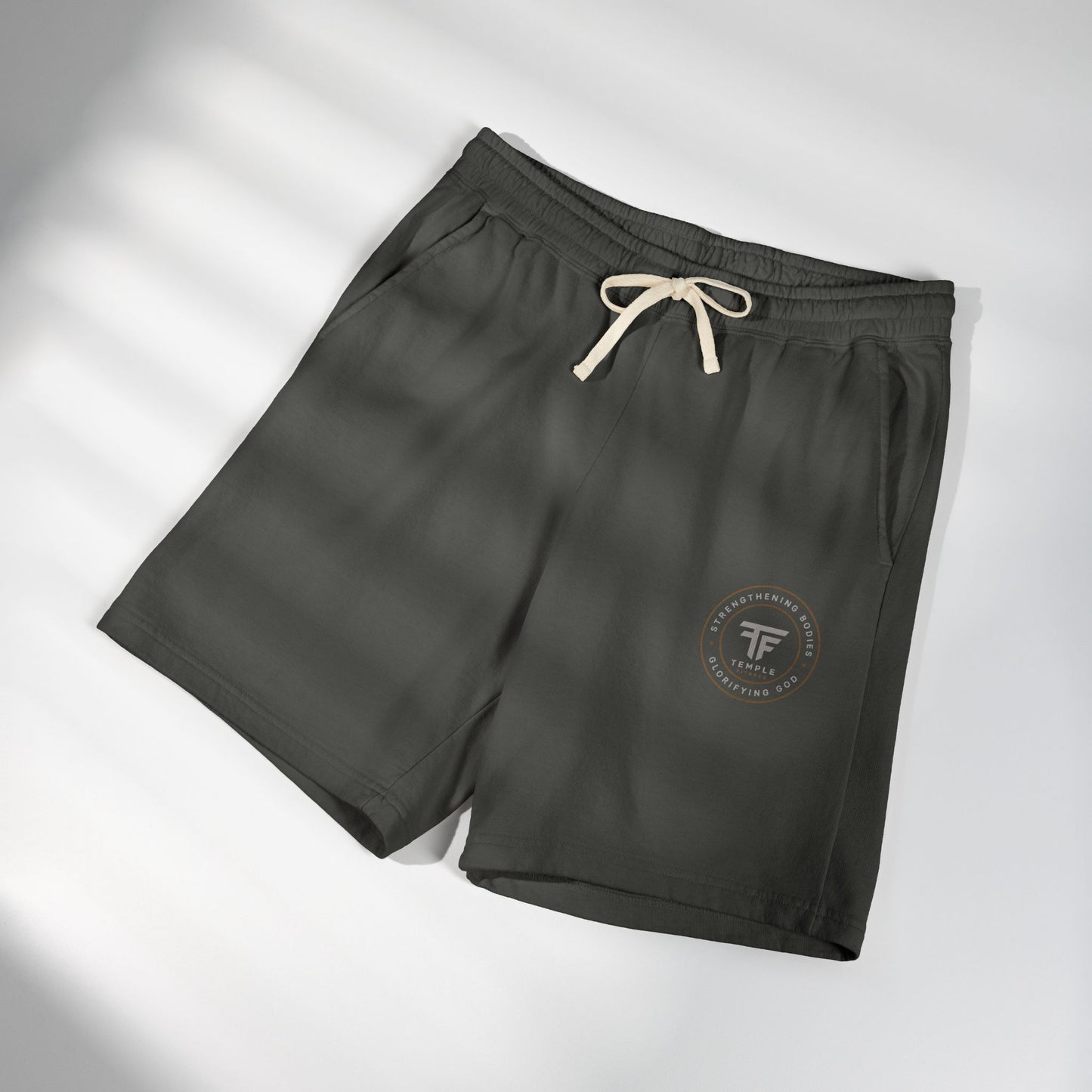 Unisex Garment-Dyed Lightweight Fleece Sweat Shorts